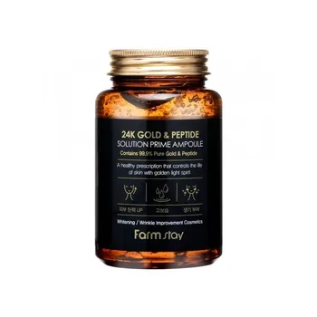 

Serum for face farm stay 24 k gold and peptide solution prime ampoule 250 ml