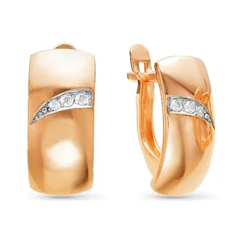 

Silver earrings with cubic zirconia