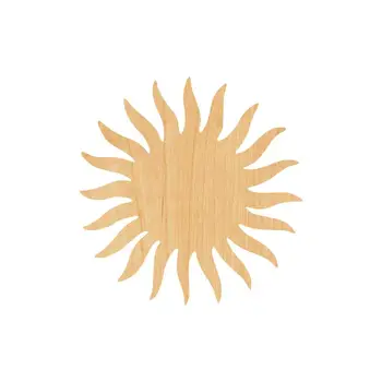 

The Sun 2 Laser Cut Out Wood Shape Craft Supply - Unfinished