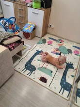Estera de juego gruesa de dibujos animados para bebés, alfombrilla de puzle de 1cm, alfombrilla de escalada para bebés, tapete de juegos para niños, juguetes para niños
