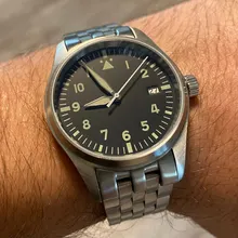 Addies-Reloj de buceo mecánico automático para hombre, C3, luminoso, cristal de zafiro, NH35, 200m