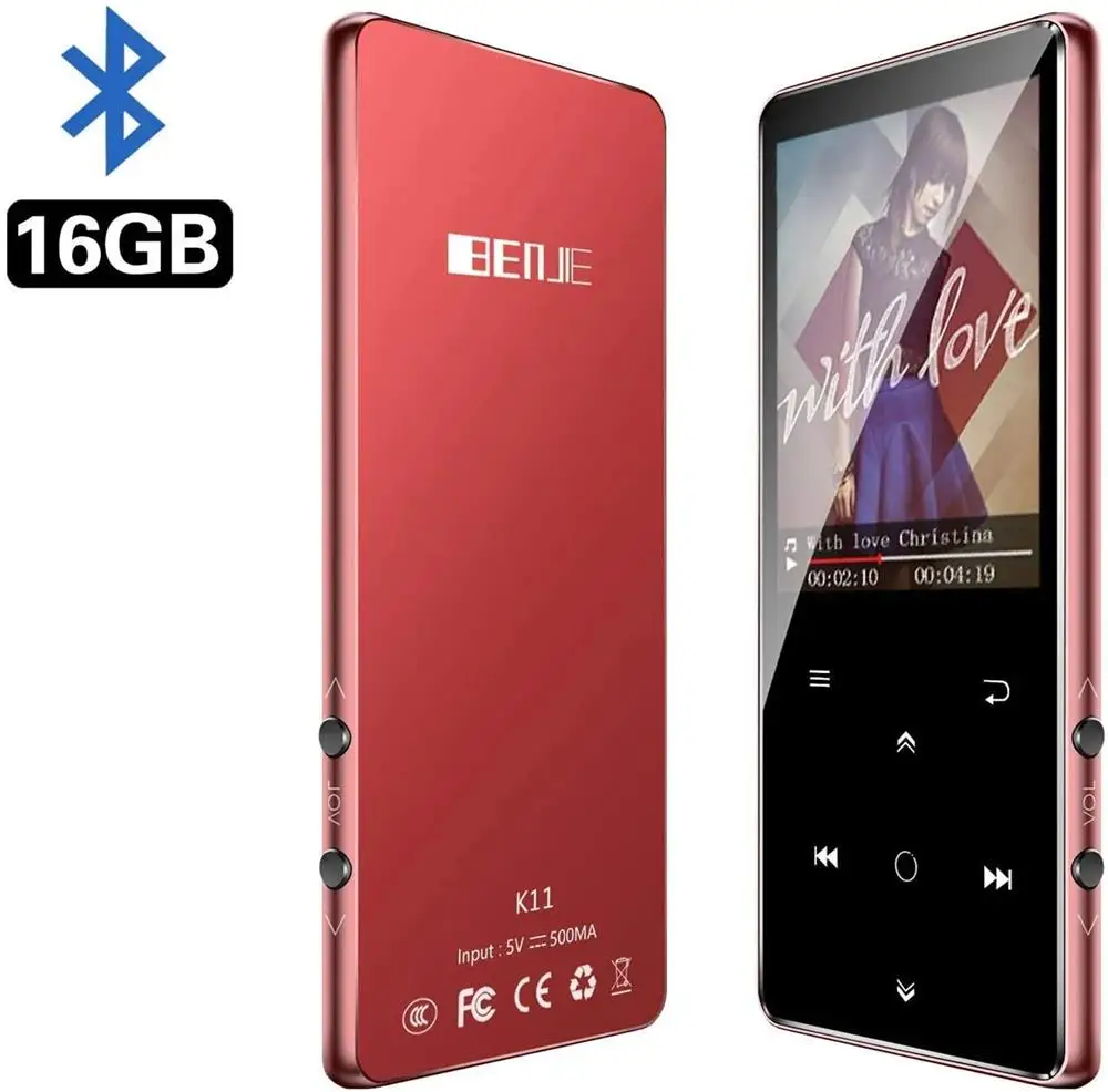 Bluetooth 2 4 mp4 плеер 16 ГБ оригинальный телефон с цветным меню дюйма