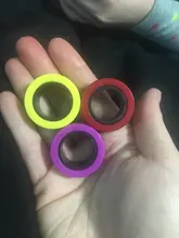 Anti-estrés anillos magnéticos Fidget abrir juguete RingTools niños magnético anillo de dedo anillo de Spinner para adultos juguetes de la descompresión