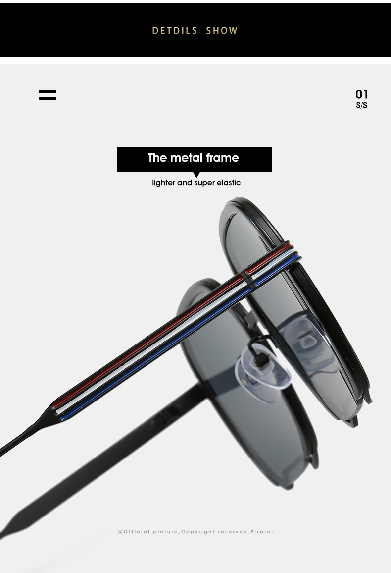 Retro Round FC OPTICS Women UV400 Vintage Male Classic Female Designer Women's Sunglasses Man