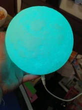 Desk-Lamp Night-Light Bedside Table 3d-Print Timeable Dropship Moon LED