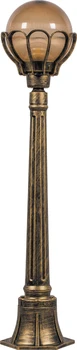 

Garden Park lamp Feron pl5056 pillar 100W E27 230V, black gold 11558