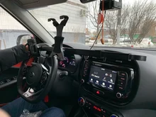 Car Tablet PC Phone Holder Universal 2 in 1 Rack 360 Degree Back Seat Headrest Mount