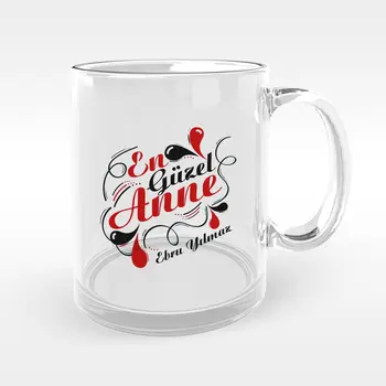 

Tailor-made The Most Beautiful Mother Design Glass Mug Cup-2