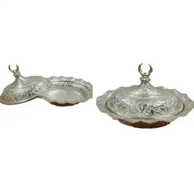 

Sena Mini Size Crescent Silver Sugar Bowl