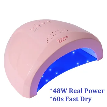 

24/48W 30pcs Leds 5/30/60s Nail Lamp UV LED Nail Dryer Pro Drying Gel Polish Timer Manicure Tools Nail Art Machine Phone Holde