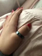 Anillos planos de hematita, joyería de calidad AAA, 6 mm de ancho, 1 unidad, HR1002