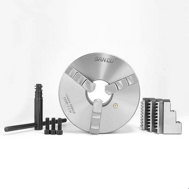 

3 Jaw Lathe Chuck 200mm Self-centering Metal Chuck CNC Metalworking Tool