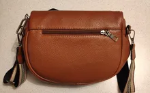 Bolso cruzado semicírculo de cuero sintético para mujer, bandoleras de piel suave, de diseñador, 2021