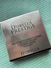 D orella-lentillas de colores para cosméticos para ojos, lentes de contacto de colores, serie IRIS, 1 par (2 uds.)