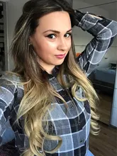 SHANGKE-Extensión de cabello liso sedoso Natural, 5 clips/pieza, 24 pulgadas, Clip en mujeres, pelo sintético largo falso