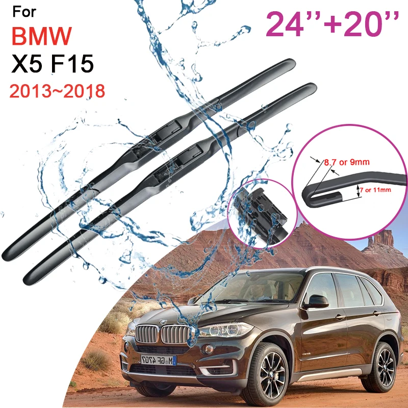Wiper Blades For Bmw X5 F15 2013 2014 2015 2016 2017 2018 Front