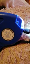 Leash Flashlight Extendable Lead Pet-Dog with Garbage-Bag