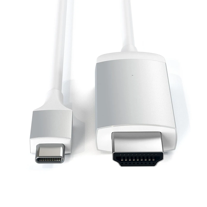 Кабель Type-C- HDMI Aluminium(Серебристый