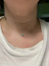 DoreenBeads de moda Invisible transparente línea de pesca collar de diamante de imitación de cuello de encaje de las mujeres joyería minimalista