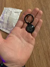 LLavero de pirata vikingo Vegvisir, colgante de cristal con patrón de brújula vikinga, el mejor regalo