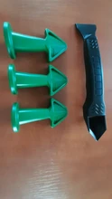 Juego de espátulas de boquilla de silicona reutilizable, herramientas calafatear