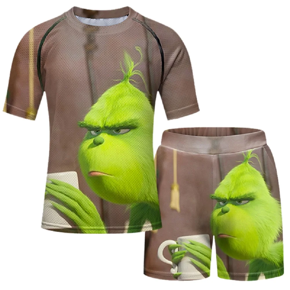 

Летняя футболка с круглым вырезом и шорты с коротким рукавом удобный мягкий костюм с бусинами комплекты для детей