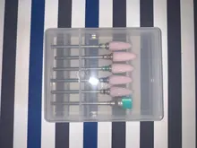 Juego de fresas para manicura, accesorios para máquina de manicura, 6 uds.