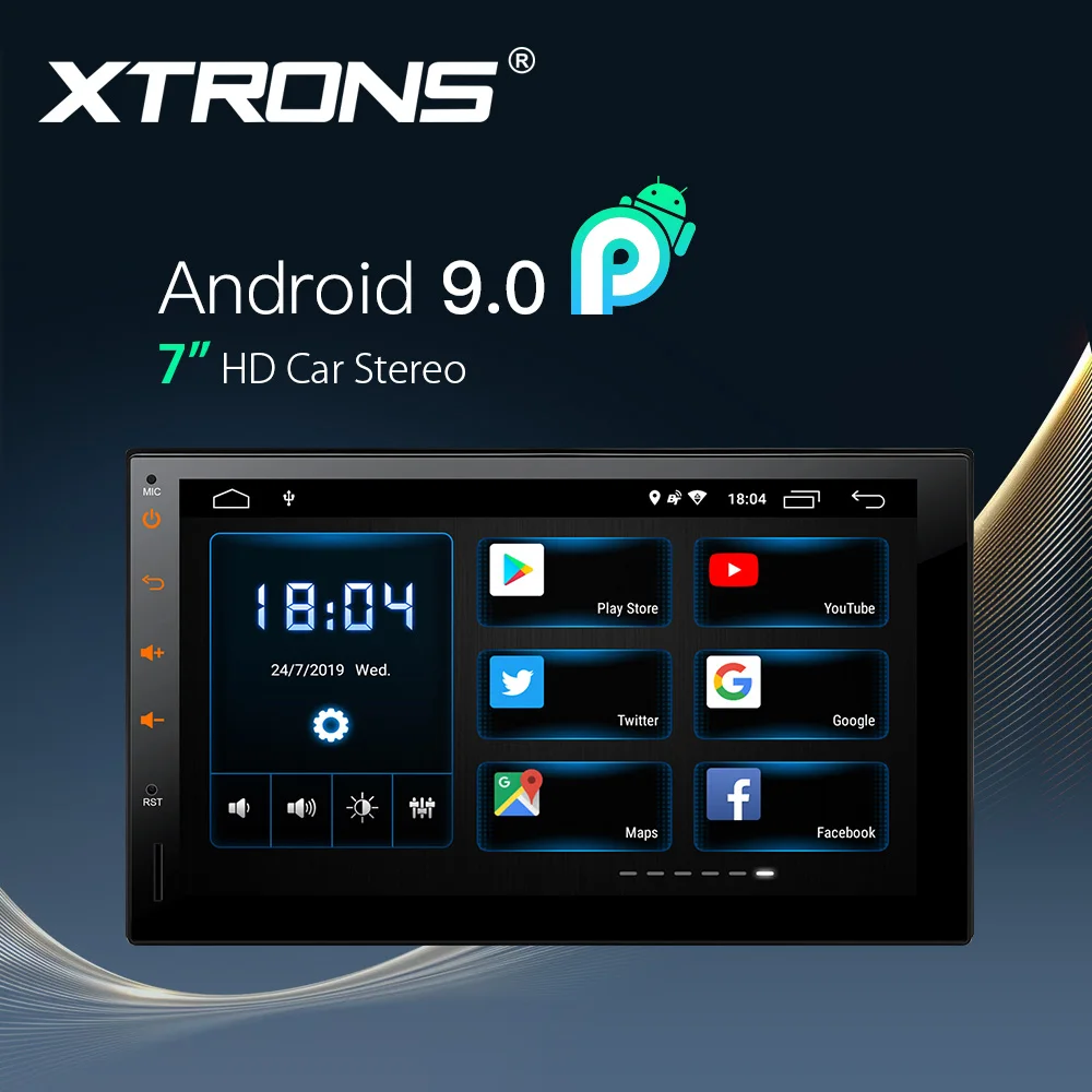 XTRONS 8 'ɺndroid 9 0 Quad 16G rom HD экран многофункциональный автомобильный стерео RCA на