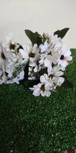 Daisy Bride Bouquet Artificial-Flowers Sunflower Fake-Plants Silk Christmas Wedding New-Year-Decoration