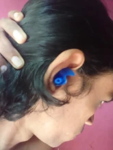 Tapones para los oídos suaves de silicona, impermeables, antipolvo, para buceo, deportes acuáticos, natación, accesorios antiruido, 1 par