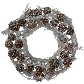 

Decorative wreath with cones, 35 cm