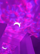 Night-Light Projector Rotation Ocean Star Sky Kids Gift 6-Colors for 360-Degree