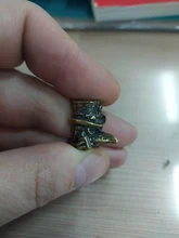 DIY Knife Pendant Beads Skull-Paracord-Beads Crow EDC Brass Vintage-Color Outdoor-Tools