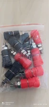 Amplifier Terminal Post Connector-Binding Jack-Mount Banana-Plug Black JS-910B 5-Red-5