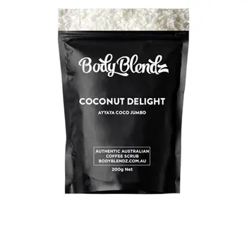

COCONUT DELIGHT AYYAYA COCONUT lifelike JUMBO body scrub 200 gr