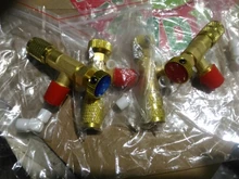 Refrigeration-Tool Safety-Valve-Adapter-Fitting Air-Conditioning R410a Male/famale-Charging-Hose-Valve