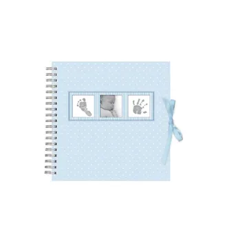 

SCRAPBOOK ALBUM 100 photos 10X15CM BABY POLKA BLUE