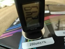 RICHMETERS GY910 medidor de espesor de recubrimiento Digital 1 micrón/0-1300 de la pintura del coche de espesor de película probador del metro de FE/NFE