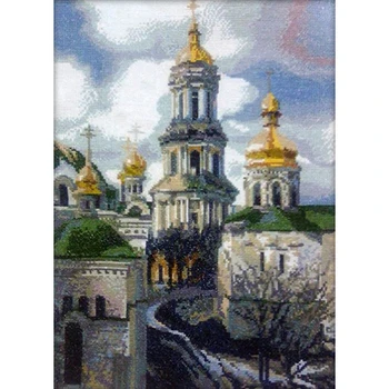 

0027 set for embroidery nitex 'golden lavre', 30x42 cm