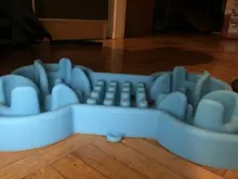 Pet Dog Bowl Healthy Soft rubber Slow Food Feeder Anti Choke travel bowl for Cat dog