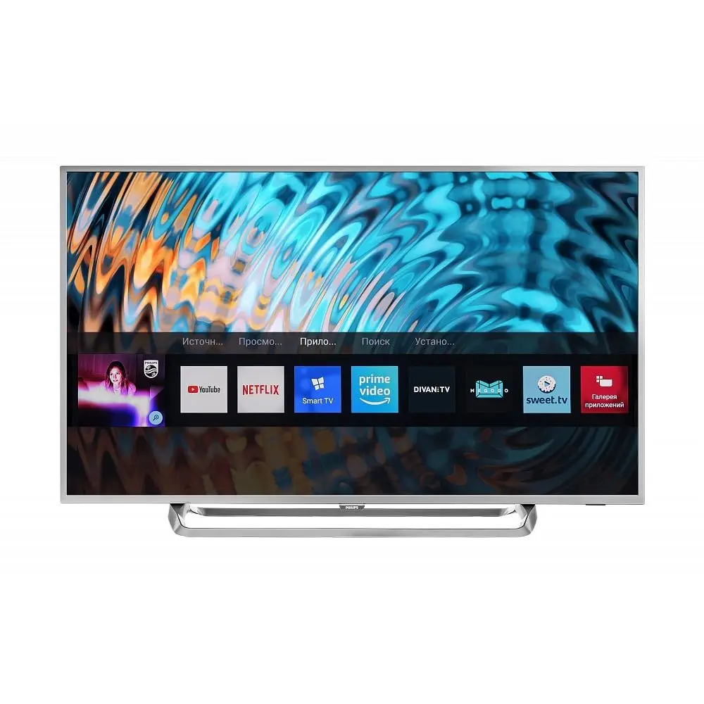 Ultra-thin LED TV 4K Smart LED TV 55 ″ 55pus6262/60