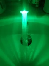 Water-Faucet Light-Up Shower Bathroom Kitchen Tap LED Basin Blue 7-Colors Luminous