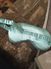 Las mujeres de seda imitada antifaz para dormir de viaje portátil parche Ojo de siesta parche venda de reposo de la cubierta de ojo máscara de dormir noche visera