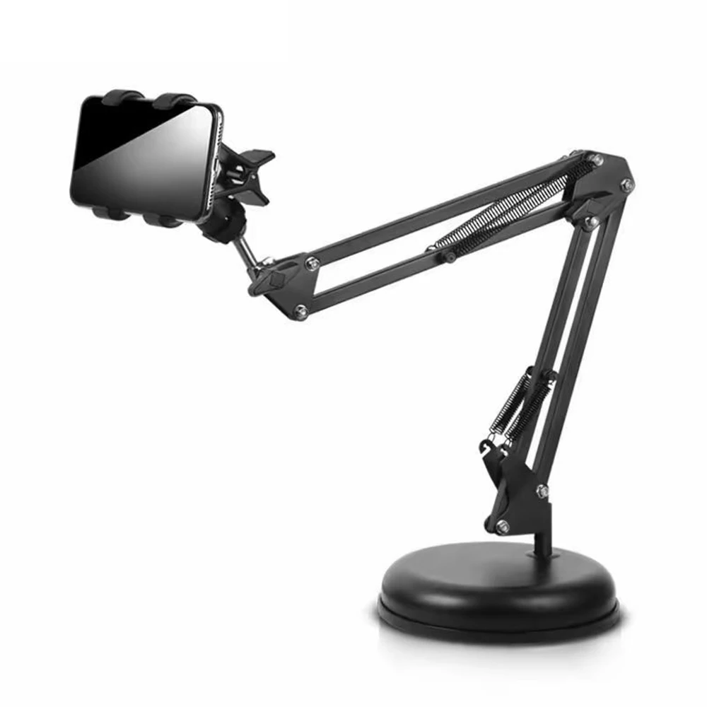 

Webcam Bracket Universal Flexible Mobile Phone Holder Live Broadcast Fill Light Stand 22-inch scissor arm stand with suspension