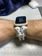 Soporte de silicona para Apple AirPods, funda antipérdida para Apple Watch series 3 2 1, Iwatch 4 5 6 SE