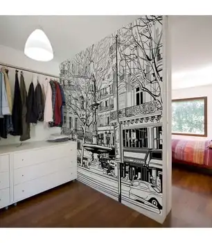 

Mural-Sketch of parisian fountain