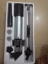 Telescopio astronómico profesional HD, Monocular potente de 20000m, gran objetivo, reloj BAK4, búsqueda de espacio, Luna para niños, regalos