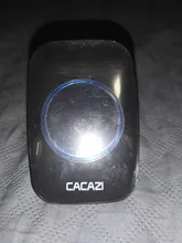 Timbre inalámbrico CACAZI 60 Chime 110DB 300M a prueba de agua remoto EU AU UK US Plug Smart Door Bell Battery 1 botón 1 2 3 receptor