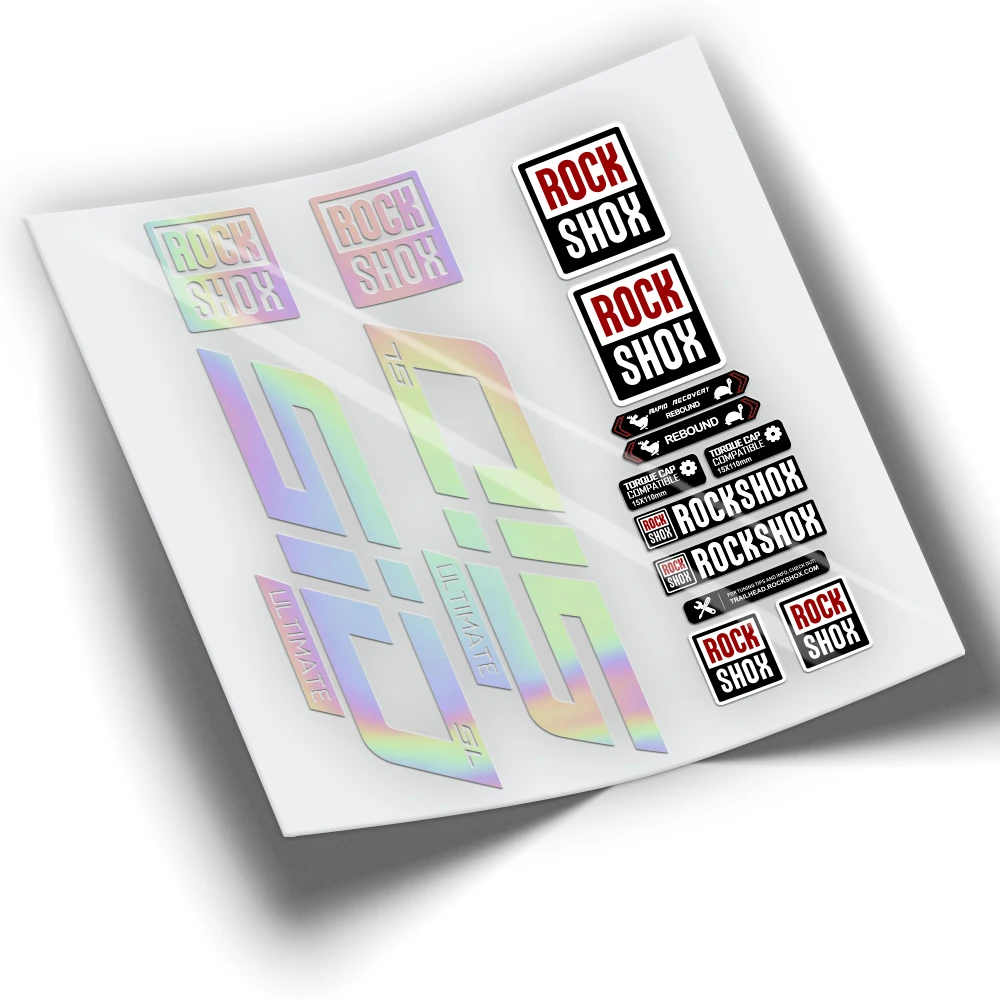 Adesivi Compatibili Per Rockshox Sid Ultimate Sl Wp335 Adesivi Bici Adesivi Mountain Bike Adesivi Ciclismo Accessori Bici