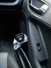 Organizador de cubos de basura para coche, bolsa de almacenamiento de automóviles, accesorios para asiento de puerta, Visor trasero, papelera de papel de papelera